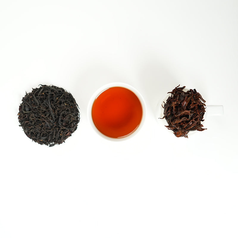 Organic Golden Peony Black Tea | Orchid and Peach Symphony, Wuyishan Xingcun Chongming Tea Garden | EU SGS Dual Certification | Natural Osmanthus Milk Rhythm