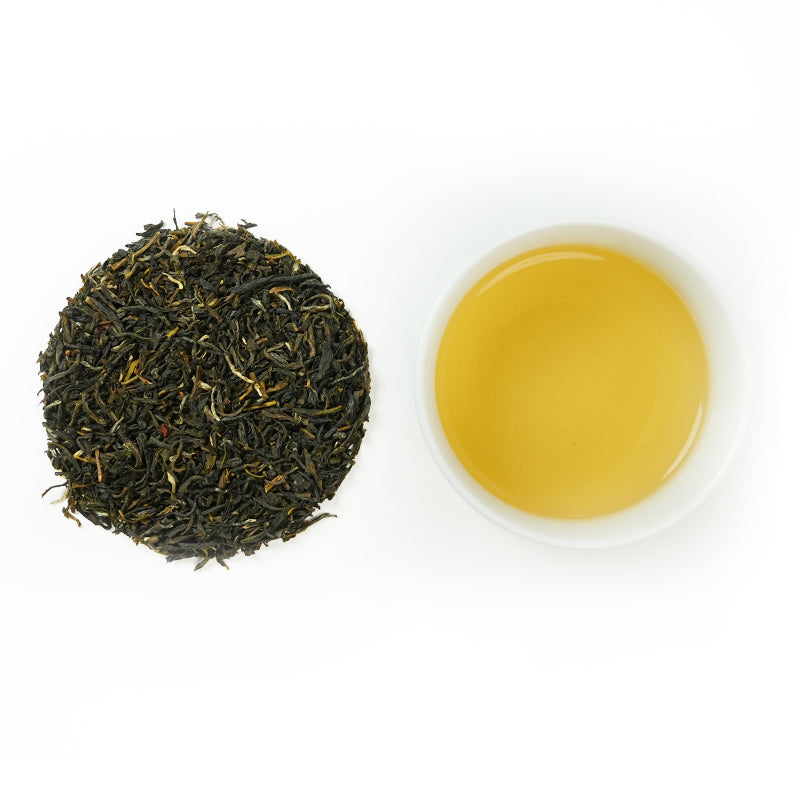 🌿【Yunnan Wild Golden Bud】EU organic certification·2025 spring harvest of short-haired peaks｜Ailao Mountain 1800m wild tree species｜Honey fragrance·Amber gold soup｜