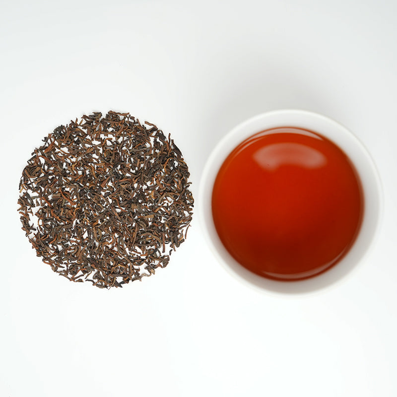 Organic Pu'er Ripe Tea | Mengku Mid-Leaf Imperial Grade | Aged Sweet Glutinous Rock Sugar | Certified Organic | 2025 Rare Aged Tea