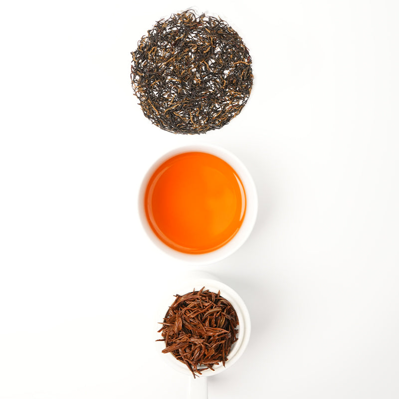 "Honey-Rich Golden Daylily Tea, Sweet Rose Fragrance" | High Mountain Organic Keemun Golden Daylily Black Tea | EU Organic Certified, Traditional Craftsmanship | Rose Honey Fragrance, Smooth and Sweet | 2025 First Spring Special