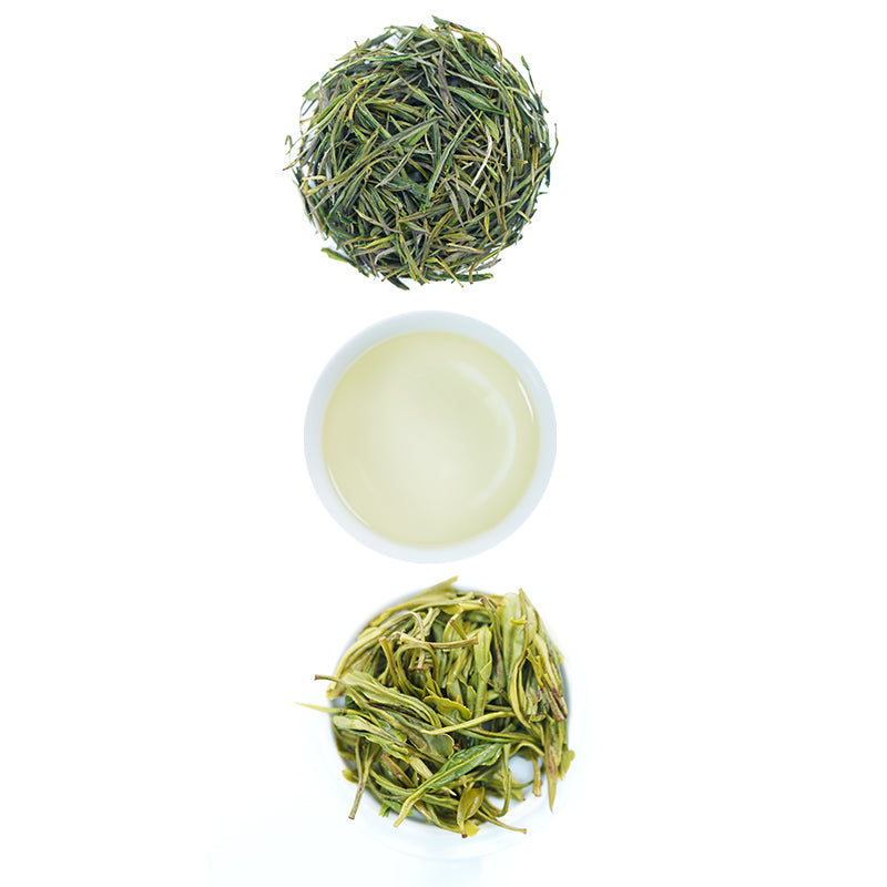 🏔️ Organic Huangshan Maofeng | National Geographical Indication Product | First Harvest Before the Qingming Festival | Traditionally Handcrafted · Orchid Fragrance | 1200m Alpine Cloud Green Tea | Limited Edition