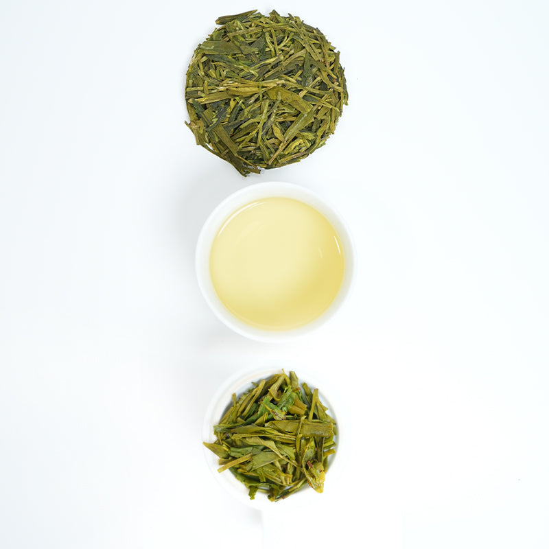 Premium High Mountain Longjing Mingqian Tea - 1200m Altitude - Orchid and Chestnut Fragrances Customized Gift Box