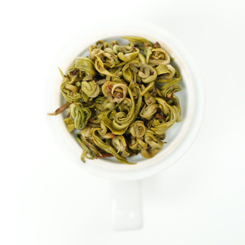 EU Organic Certified Jade Handwheel Jade Snail Tea | High Mountain Organic Jade Snail Tea | Hand-rolled, Blooms in Water | Fresh, Mellow, Refreshing, with a Clear Bean Fragrance | Limited Edition, First Harvest Before the Qingming Festival, 2025
