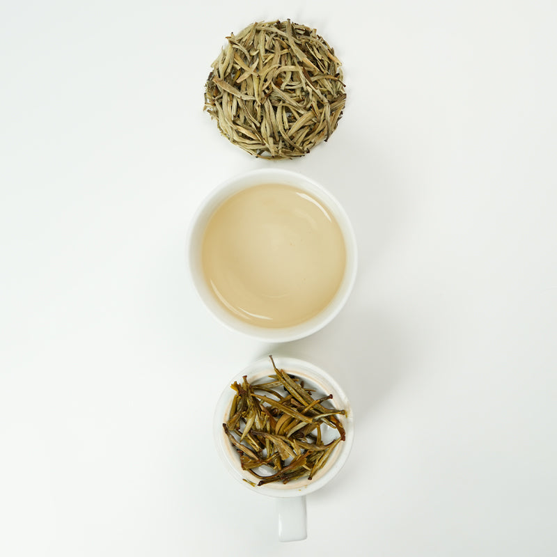 Organic Jasmine Tea Needle | Seven Fragrances in One Brew Tea Technique | Single Bud Silver Needle Tea with Rock Sugar Jasmine Fragrance | Certified Organic | 2025 Spring Tea Limited Edition