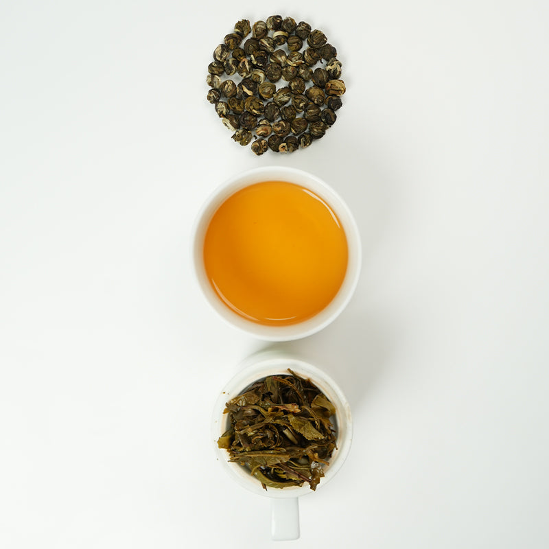 Jasmine Fairy Crystal Ball | High Mountain Organic Jasmine Dragon Ball | Seven Fragrances Infusion Technique: Water Flower | Certified Organic | 2025 Spring Tea Limited Edition