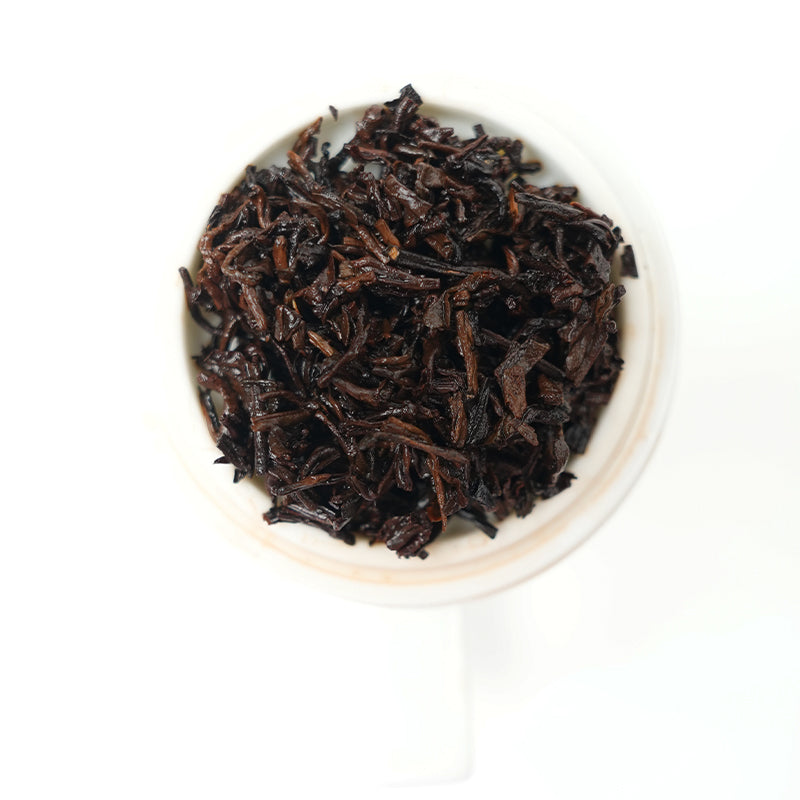 Organic Pu'er Ripe Tea | Mengku Mid-Leaf Imperial Grade | Aged Sweet Glutinous Rock Sugar | Certified Organic | 2025 Rare Aged Tea