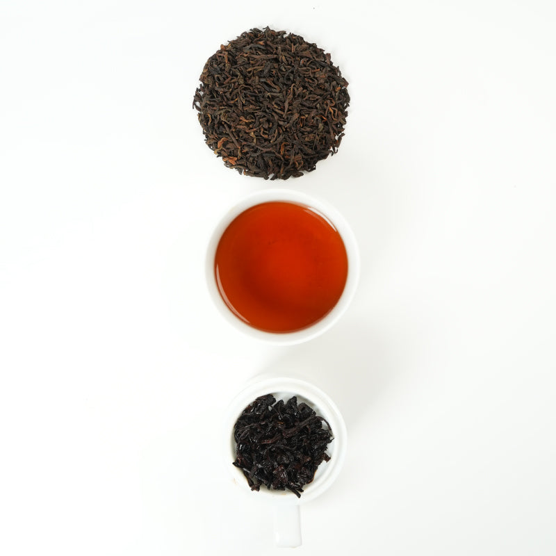 "Sweet and mellow, organic premium" | High Mountain Organic Pu'er Ripe Tea | Yunnan 1800m Ancient Tea Garden | Certified Organic | Rich aged aroma, smooth taste, and delicious sweetness | 2021 aged material new pressing