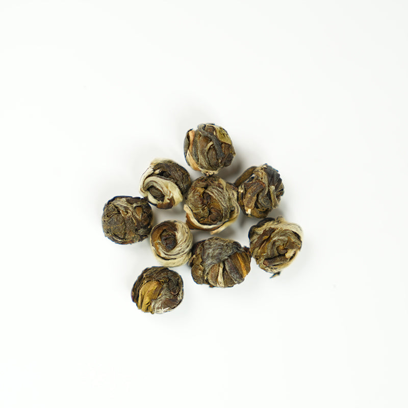 Jasmine Fairy Crystal Ball | High Mountain Organic Jasmine Dragon Ball | Seven Fragrances Infusion Technique: Water Flower | Certified Organic | 2025 Spring Tea Limited Edition