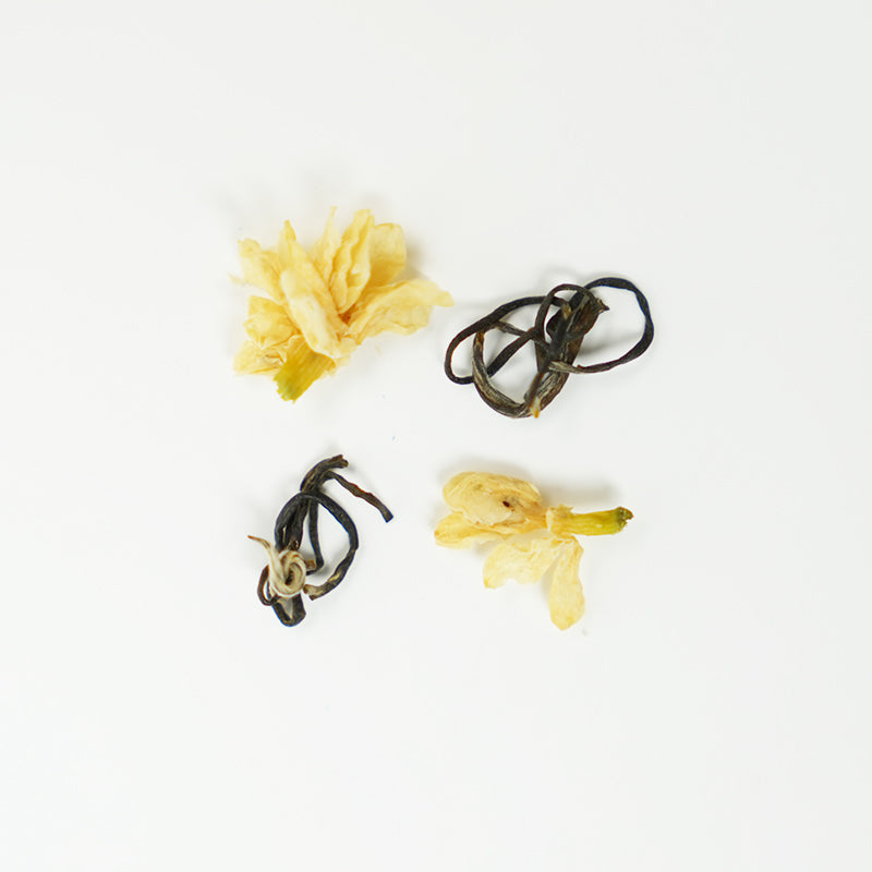"Jasmine Snowflakes - Blooming on Your Tongue" | Premium High Mountain Organic Stir-fried Jasmine Flowers | Intangible Heritage Stir-frying Technique - Visible Jasmine Petals | EU Organic Certified | 2025 Spring Tea Limited Edition