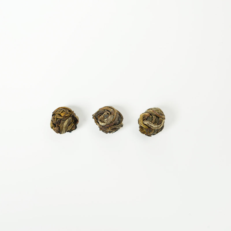 "Jasmine Fairies Blooming in Water" | High Mountain Organic Jasmine Dragon Pearls | Six-scented, hand-rolled beads with six layers of jasmine fragrance | EU Organic Certified | 2025 Spring Tea Limited Edition