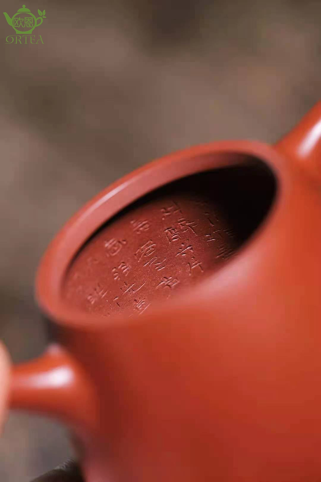 Purple-grit Tea Pot